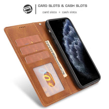 Load image into Gallery viewer, Phone Case For Xiaomi Mi Redmi Note 8 8A 8T 9 9A 9S 10 10S Pro POCO F3 X3 NFC 11 10T Lite 11i 11T Pro Wallet Leather Book Cover Magnetic PU Leather Wallet-Style Business Phone Case Fashion Flip Case with Card Slot
