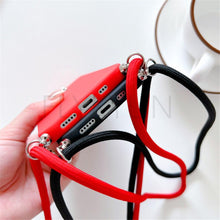 Load image into Gallery viewer, Phone Case  Strap Cord Chain Phone Case For Xiaomi Redmi Note 10 9 10S 9S Pro Max 10 9 9A 9C Cover Mi POCO X3 NFC Pro 12 Pro 11 Lite Crossbody Case Soft Matte Phone Holder with Neck Strap
