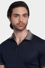 Load image into Gallery viewer, The Mercerized Cotton Polo (Navy Olive)
