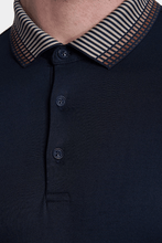 Load image into Gallery viewer, The Mercerized Cotton Polo (Navy Olive)
