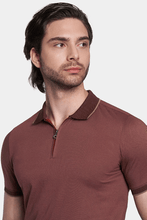 Load image into Gallery viewer, The Mercerized Cotton Polo (Brick)
