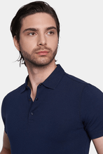 Load image into Gallery viewer, The Mercerized Cotton Polo (Navy)
