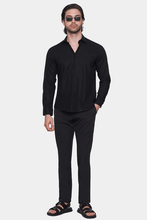 Load image into Gallery viewer, Premium Cotton Dress Shirt (Black)
