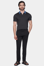 Load image into Gallery viewer, Mercerized Cotton Polo (Charcoal)
