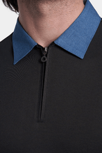 Load image into Gallery viewer, Mercerized Cotton Polo (Charcoal)
