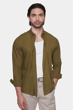 Load image into Gallery viewer, Premium Cotton Dress Shirt (Earth)
