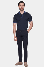 Load image into Gallery viewer, The Mercerized Cotton Polo (Admiral Blue)
