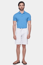 Load image into Gallery viewer, The Mercerized Cotton Polo (Blue)
