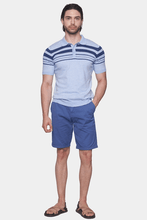 Load image into Gallery viewer, The Mercerized Cotton  Polo (Athletic Blue)
