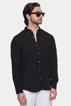 Load image into Gallery viewer, The Luxury Linen Shirt (Jet Black)
