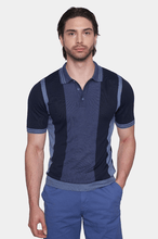 Load image into Gallery viewer, The Mercerized Cotton Polo (Marine Blue)

