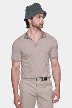 Load image into Gallery viewer, The Mercerized Cotton Polo (Pale Beige)
