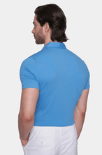 Load image into Gallery viewer, The Mercerized Cotton Polo (Blue)
