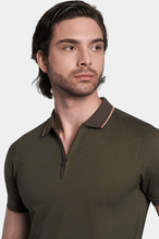 Load image into Gallery viewer, The Mercerized Cotton Polo (Olive)
