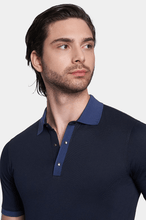 Load image into Gallery viewer, The Mercerized Cotton Polo (Admiral Blue)
