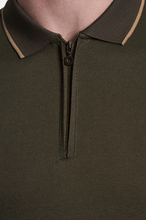 Load image into Gallery viewer, The Mercerized Cotton Polo (Olive)
