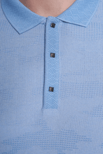 Load image into Gallery viewer, The Mercerized Cotton Polo (Summer Sky Blue)
