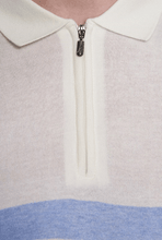 Load image into Gallery viewer, The Quarter Zip Mercerized Cotton Polo (Sunrise)
