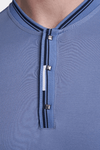 Load image into Gallery viewer, Mercerized cotton polo (Powder Blue)
