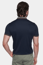 Load image into Gallery viewer, The Mercerized Cotton Polo (Navy Olive)

