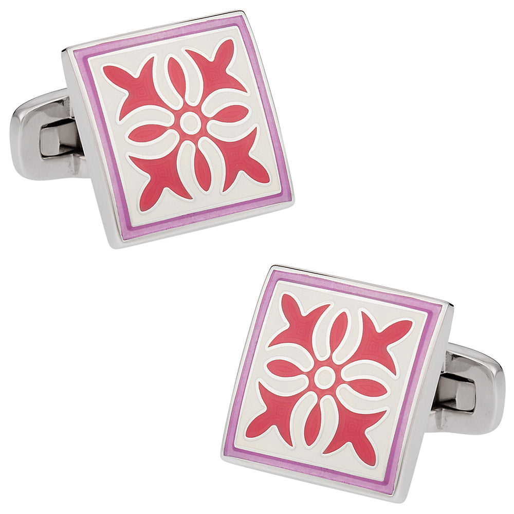 Pink Explosion Cufflinks