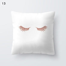 Load image into Gallery viewer, Pink Geometric Decorative Pillow Cushion Covers Polyester Pillow Case Home Pillowcase Decorative Pillowcase For Sofa Cute Charming Home Decor Cushion Cover
