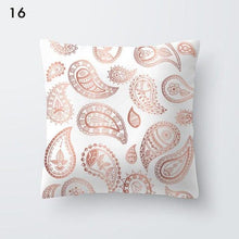 Load image into Gallery viewer, Pink Geometric Decorative Pillow Cushion Covers Polyester Pillow Case Home Pillowcase Decorative Pillowcase For Sofa Cute Charming Home Decor Cushion Cover
