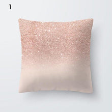 Load image into Gallery viewer, Pink Geometric Decorative Pillow Cushion Covers Polyester Pillow Case Home Pillowcase Decorative Pillowcase For Sofa Cute Charming Home Decor Cushion Cover
