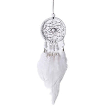 Load image into Gallery viewer, Pink Handmade Dream Catcher Wind Chimes Indian Style Feather Pendant Dream Catcher Car Hanging Decoration Wind Chime Wall Hanging Home Decor
