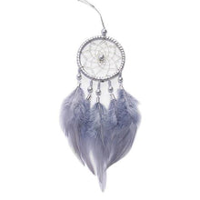 Load image into Gallery viewer, Pink Handmade Dream Catcher Wind Chimes Indian Style Feather Pendant Dream Catcher Car Hanging Decoration Wind Chime Wall Hanging Home Decor
