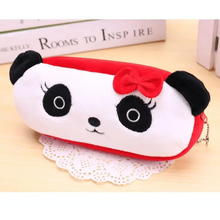 Load image into Gallery viewer, Pink Students Pencil Case Colorful Cartoon Pen Bag With Zipper For Girls Boys School Stationery Organizer Cosmetic Bag
