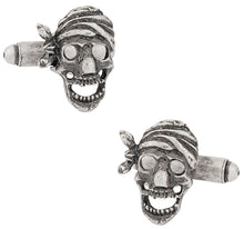 Load image into Gallery viewer, Pirate Skull Cufflinks
