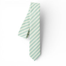 Load image into Gallery viewer, Pistachio Stripe - Youth Tie
