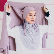 Load image into Gallery viewer, Plain Colorful Soft Lightweight Chiffon Elegant Hijab Scarf With Bandage Non-Slip Chiffon Echarpe Elegant Breathable Islam Long Hijabs Headband Fashion Turban Headwrap For Women
