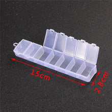 Load image into Gallery viewer, Plastic Jewelry Boxes Plastic Tool Box Adjustable Craft Organizer Storage Beads Bracelet Jewelry Boxes Portable 10 Compartments Clear Plastic Storage Box Jewelry Organizer Container
