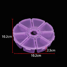 Load image into Gallery viewer, Plastic Storage Boxes Slots Adjustable Packaging Transparent Tool Case Craft Organizer Box Jewelry Accessories Rectangle Plastic Jewelry Box with Movable Dividers Earring Storage Containers
