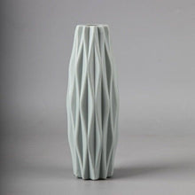 Load image into Gallery viewer, Plastic Vases Anti-ceramic Unbreakable Basket Imitation Rattan Flower Vase For Home Décor Desktop Decoration Living Room Office or Bookshelf
