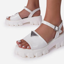 Load image into Gallery viewer, Platform Women's Sandals Summer Fashion Women Beach Classic Sandal Comfortable Beach  Pool Platforms Sandals With Buckle Open Toe Ankle Strap Thick-Soled Casual Women's Shoes
