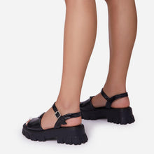 Load image into Gallery viewer, Platform Women's Sandals Summer Fashion Women Beach Classic Sandal Comfortable Beach  Pool Platforms Sandals With Buckle Open Toe Ankle Strap Thick-Soled Casual Women's Shoes

