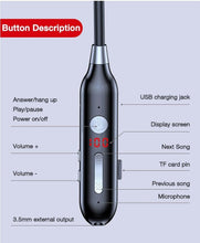 Load image into Gallery viewer, Playback Bluetooth Headphone Bass Wireless Headphones Sport Stereo Bluetooth Earphone Neckband Music Headset Updated Design with Industry Leading Sound &amp; Improved Comfort, Long Wireless Range, Up to 24 Hours of Talk Time
