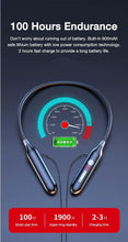 Load image into Gallery viewer, Playback Bluetooth Headphone Bass Wireless Headphones Sport Stereo Bluetooth Earphone Neckband Music Headset Updated Design with Industry Leading Sound &amp; Improved Comfort, Long Wireless Range, Up to 24 Hours of Talk Time
