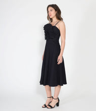 Load image into Gallery viewer, Pleated Detail Strap A-Line Dress
