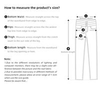 Load image into Gallery viewer, Plus Size American High Street Wide Leg Ripped Denim Women's Summer Retro High Waist Straight-leg Loose Mop Pants Pants
