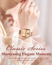 Load image into Gallery viewer, POEDAGAR Elegant Women's Mesh Watch - Waterproof Stainless Steel Quartz Timepiece for Stylish Ladies

