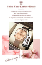 Load image into Gallery viewer, POEDAGAR Elegant Women's Mesh Watch - Waterproof Stainless Steel Quartz Timepiece for Stylish Ladies
