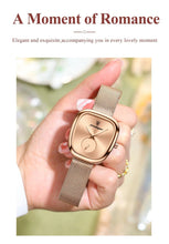 Load image into Gallery viewer, POEDAGAR Elegant Women's Mesh Watch - Waterproof Stainless Steel Quartz Timepiece for Stylish Ladies
