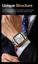 Load image into Gallery viewer, POEDAGAR Luxury Chronograph Men's Watch - Waterproof, Luminous, Stainless Steel, Sporty Design
