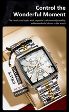Load image into Gallery viewer, POEDAGAR Luxury Chronograph Men's Watch - Waterproof, Luminous, Stainless Steel, Sporty Design
