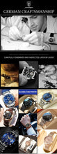 Load image into Gallery viewer, POEDAGAR Luxury Chronograph Men's Watch - Waterproof, Luminous, Stainless Steel, Sporty Design
