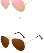 Load image into Gallery viewer, Polarized Sunglasses for Small Face Women Men Juniors &amp; Teens Driving Women Sunglasses Metal Glasses For Men Best Popular Mirror Classic Sunglasses For Men &amp; Women
